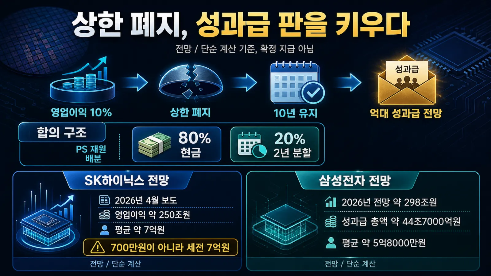 기업별 평균 성과급 비교