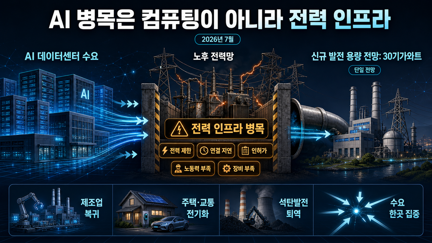 데이터센터와 전력망 병목