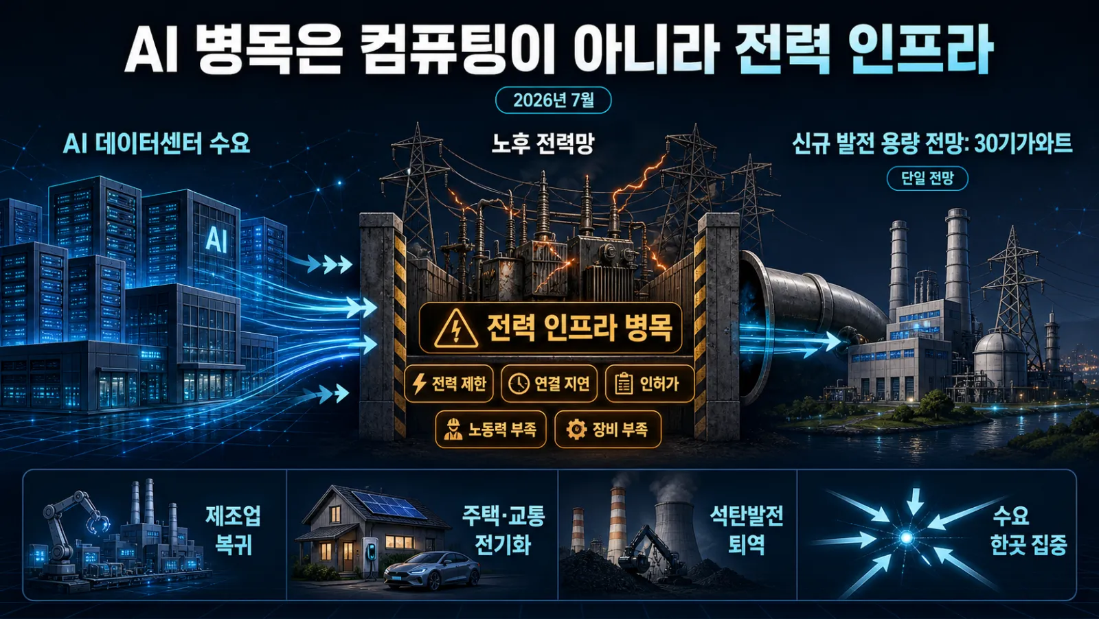 데이터센터와 전력망 병목