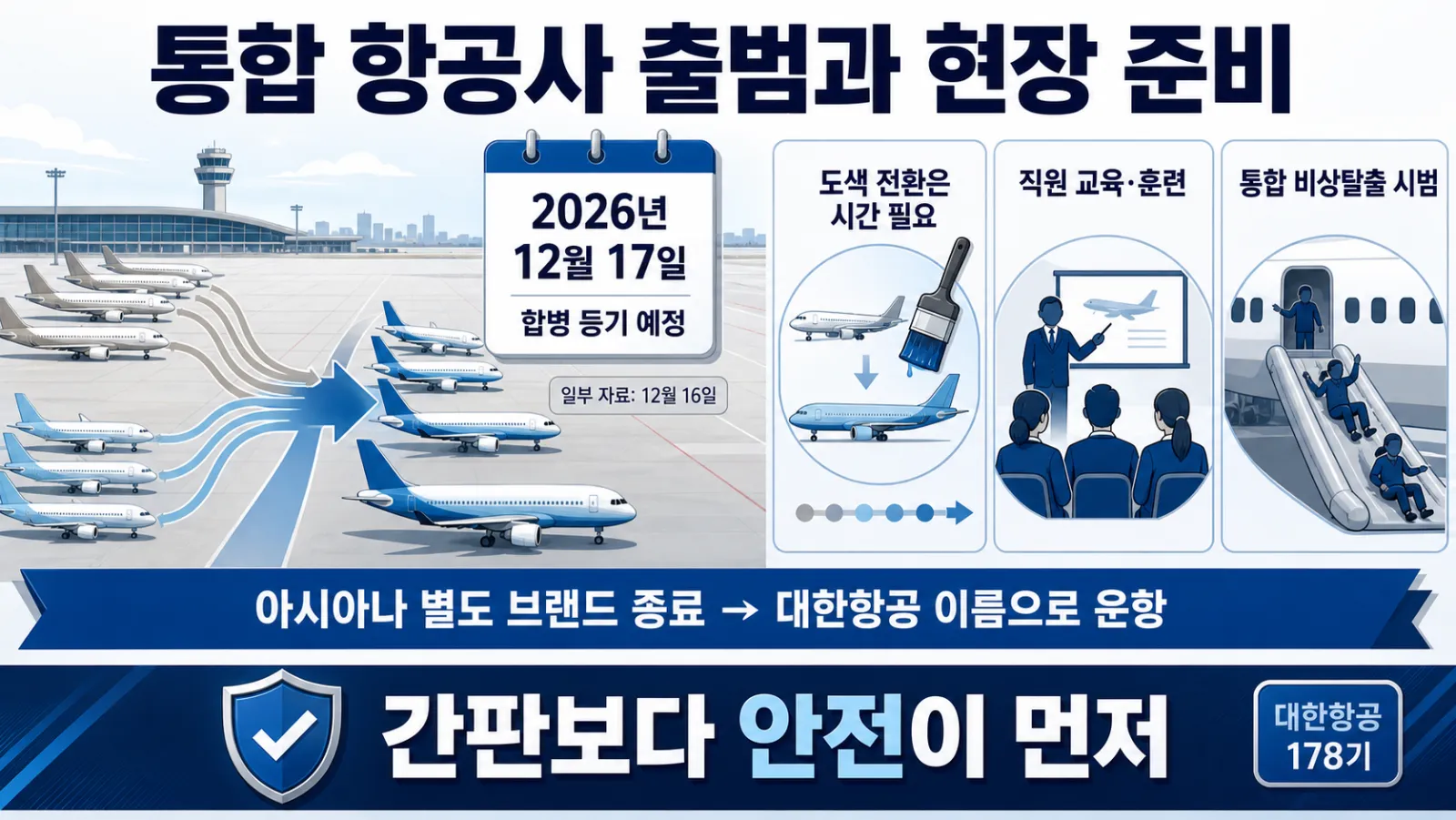 통합 항공기와 직원 훈련
