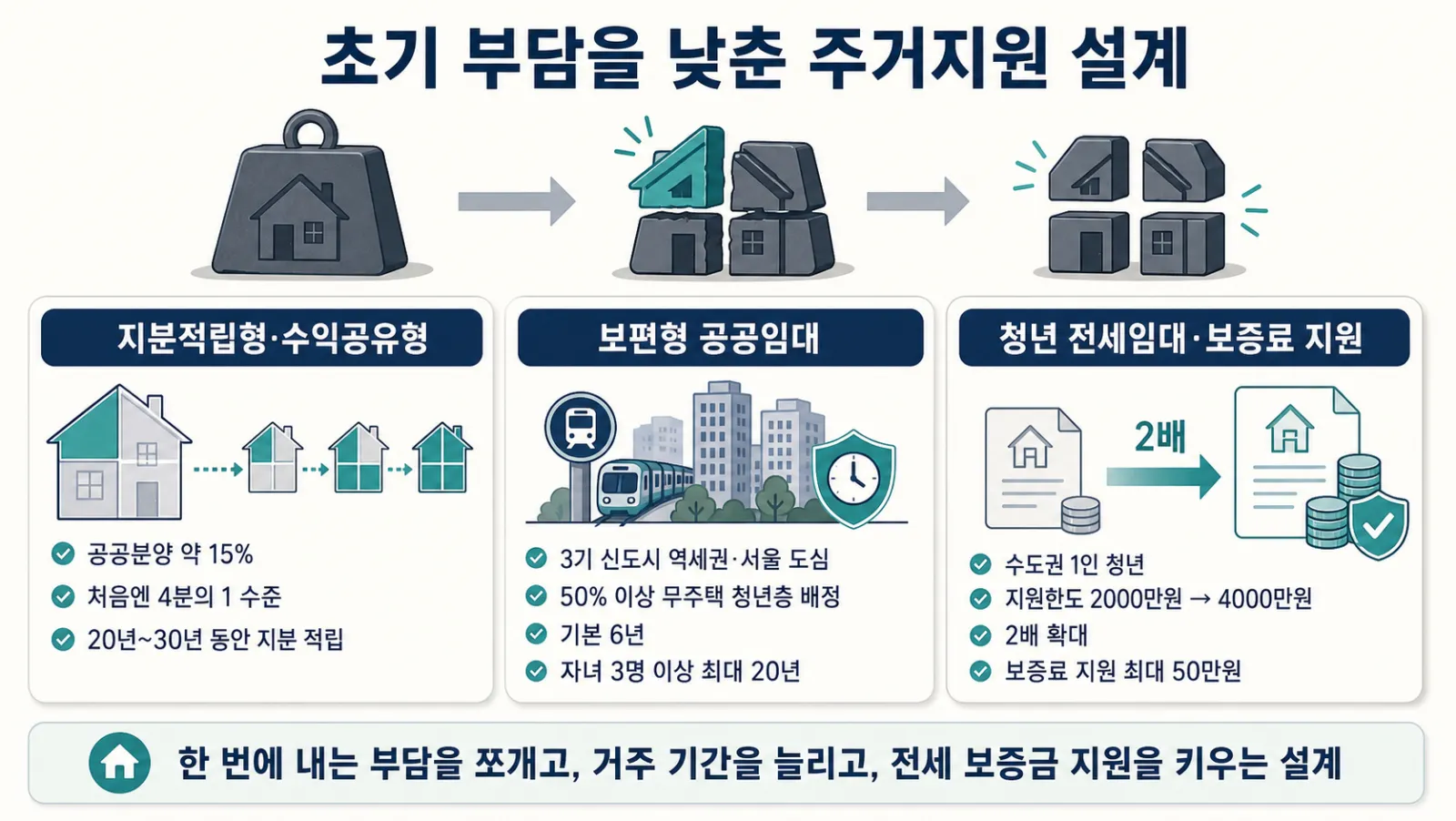 청년 주거비 지원 구조