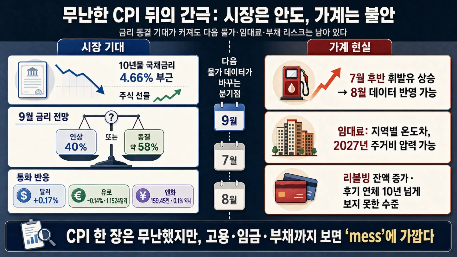 금리 전망과 가계부채 지표
