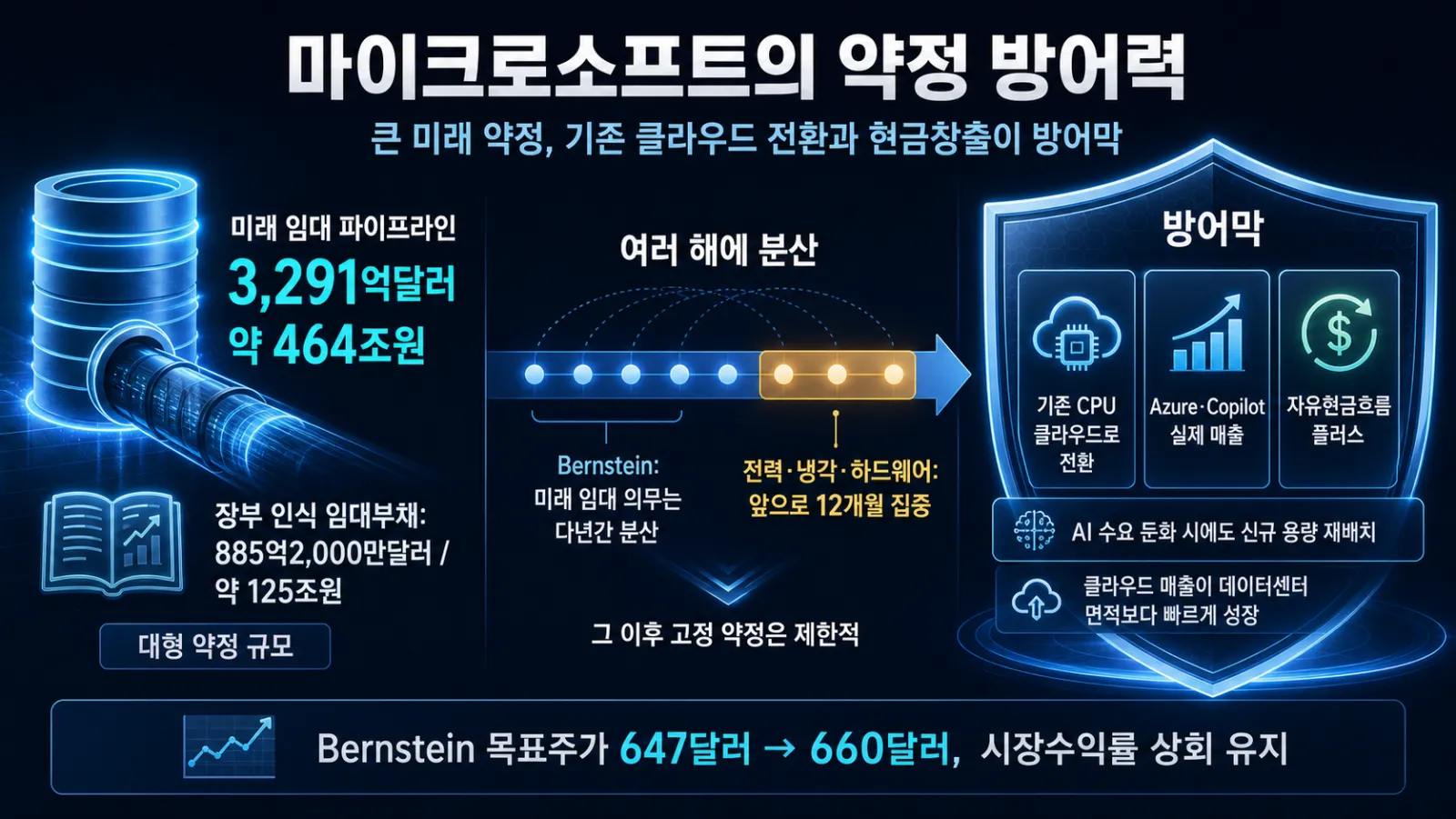 마이크로소프트 현금 방어막