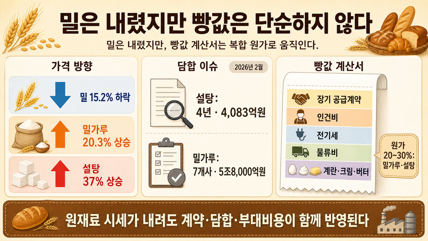 원재료 가격과 원가 구조