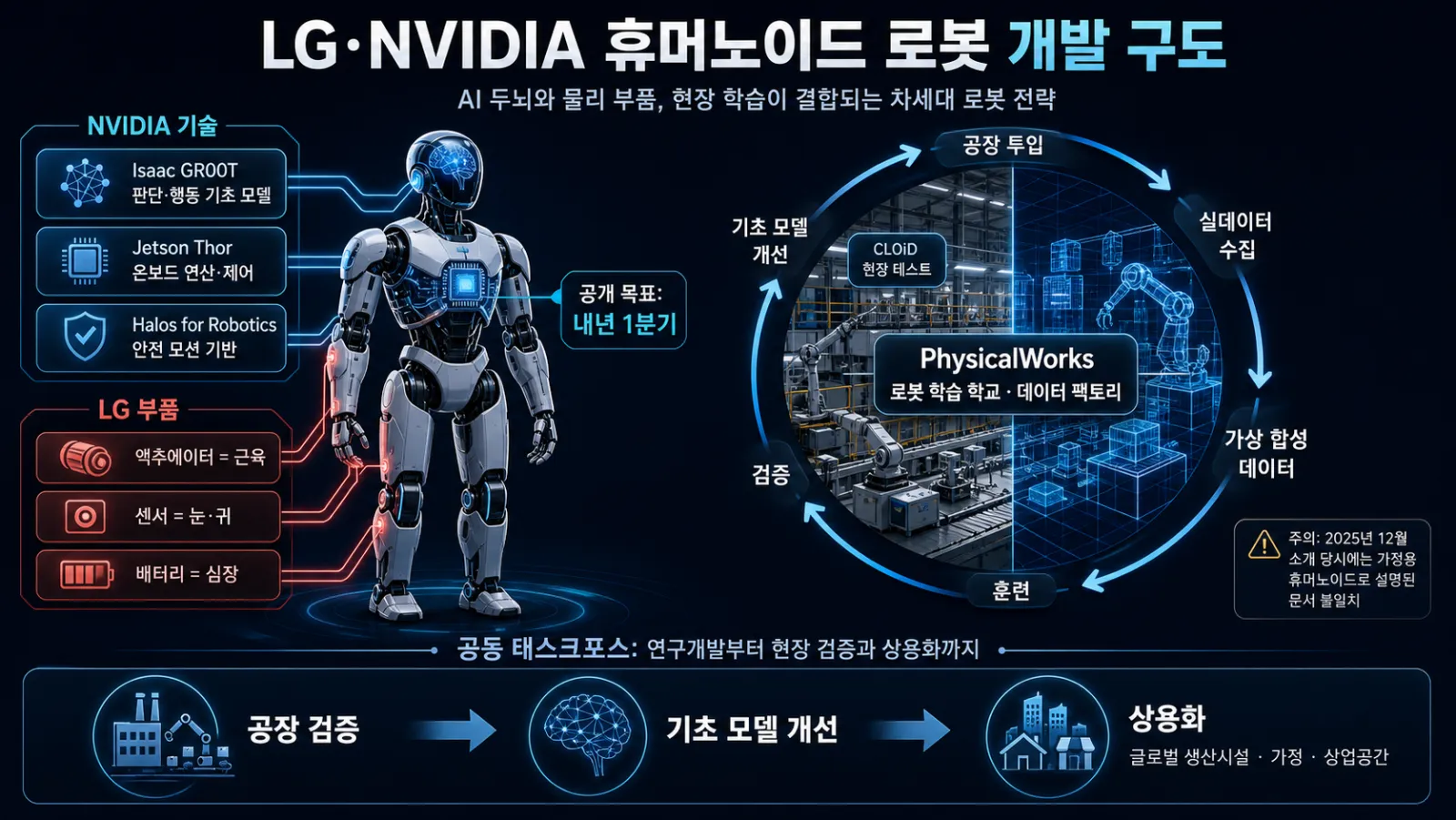 로봇 구성과 학습 순환도