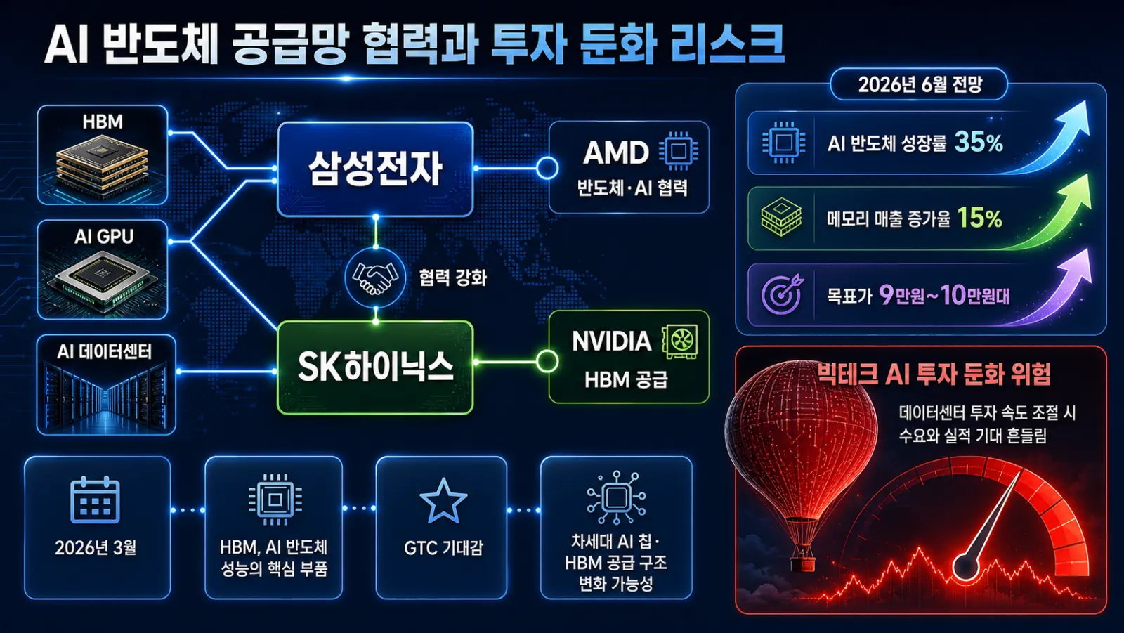 AI 공급망과 둔화 위험