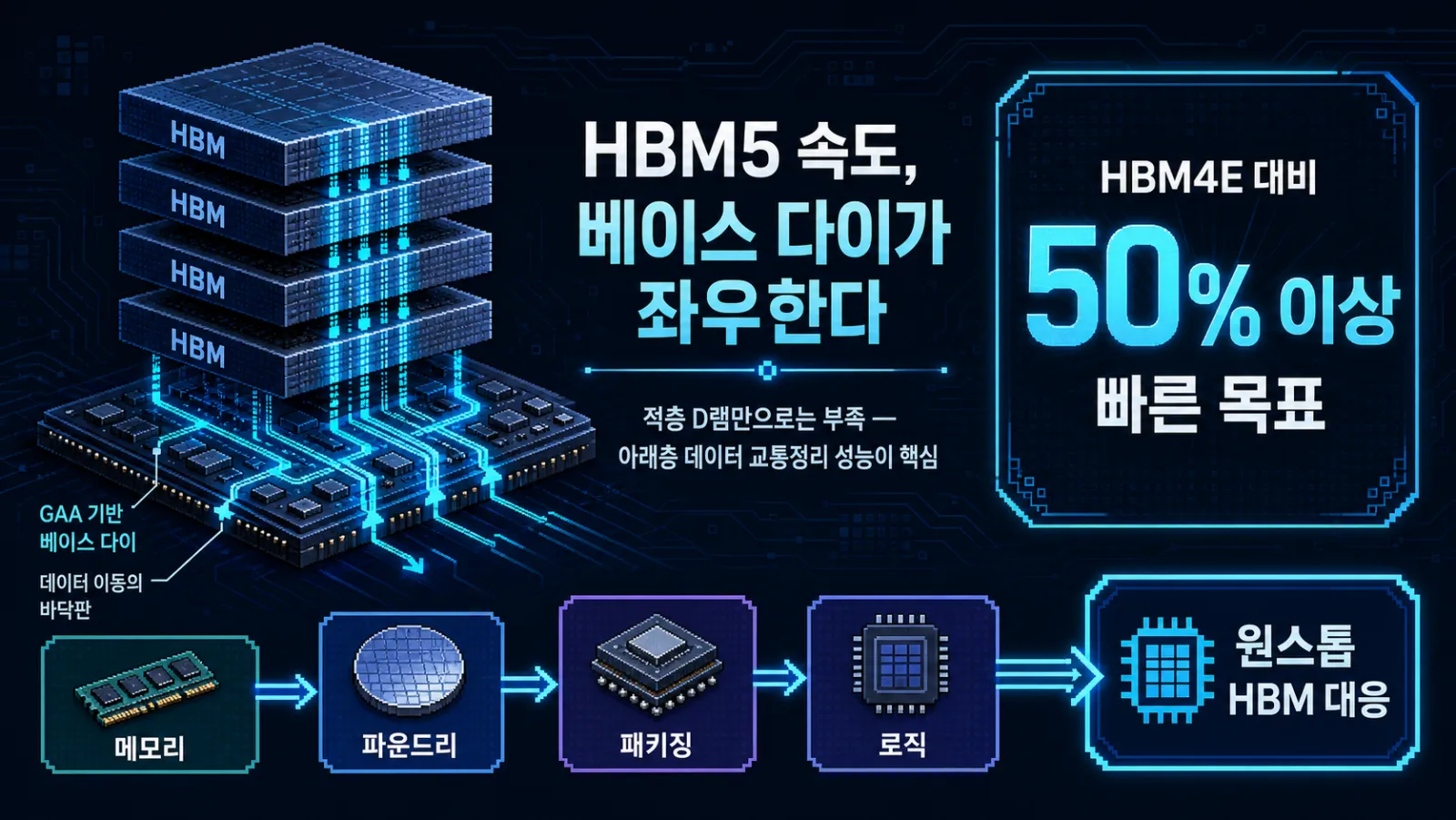 HBM5와 2나노 베이스 다이