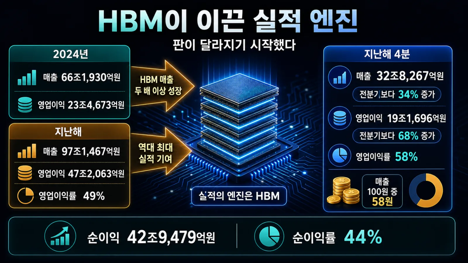 HBM과 실적 성장 수치