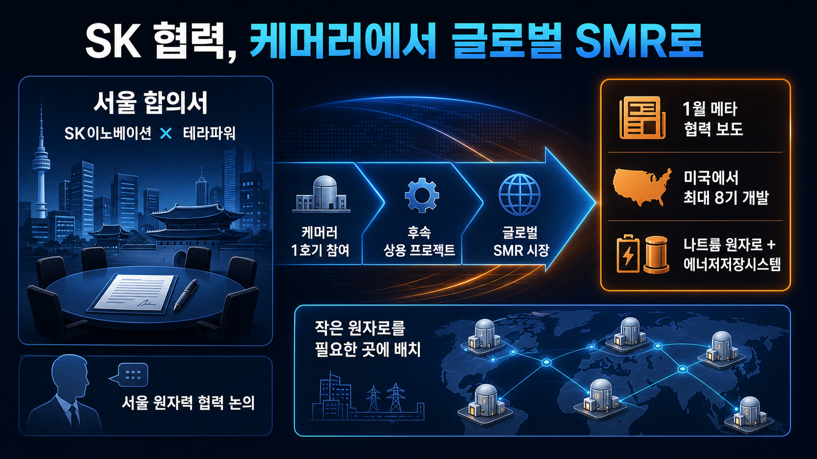 SK와 테라파워 협력망