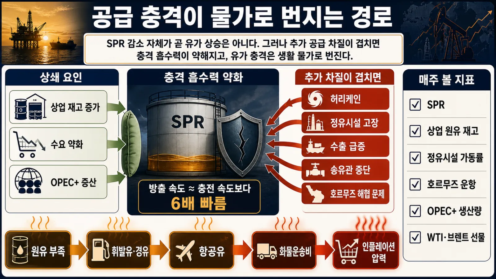 유가에서 물가로 번지는 충격