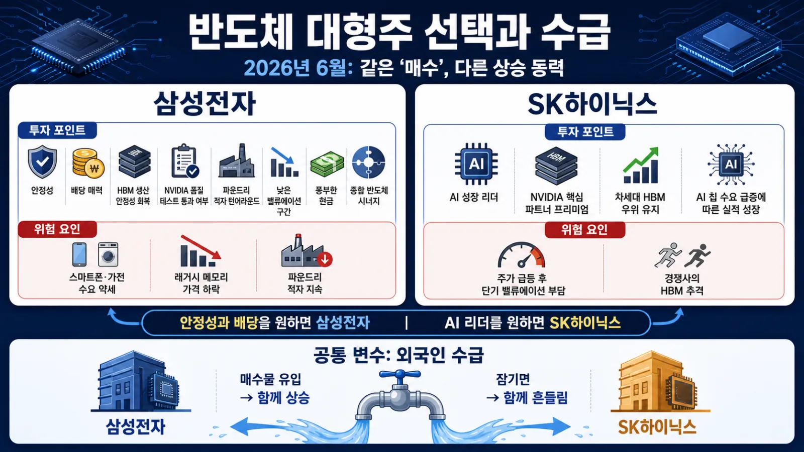 반도체 두 종목 비교