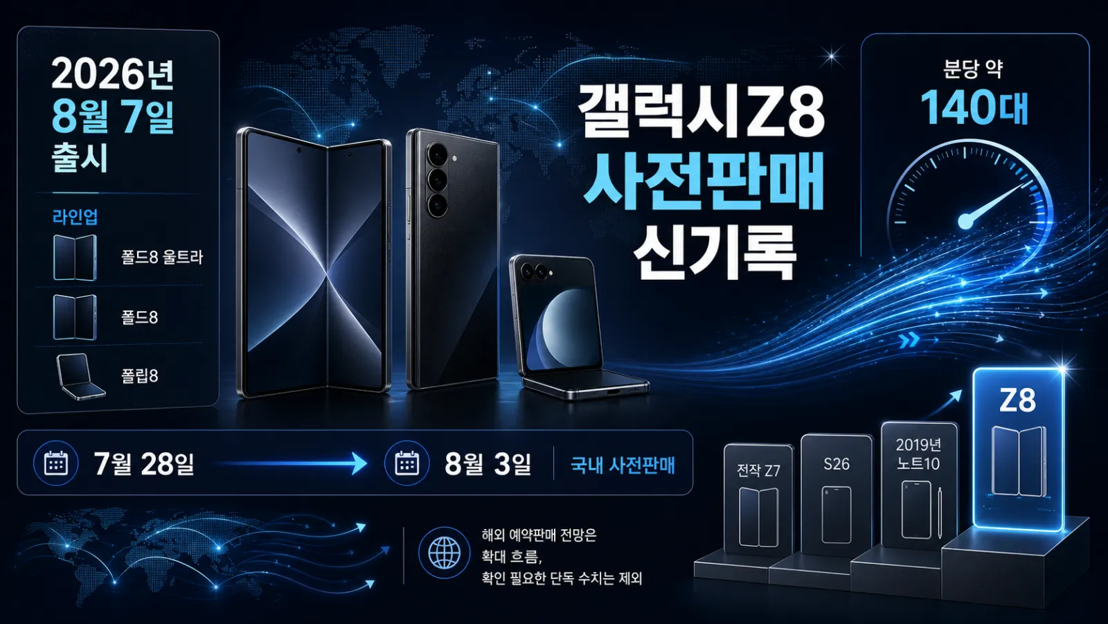 갤럭시Z8 사전판매 기록