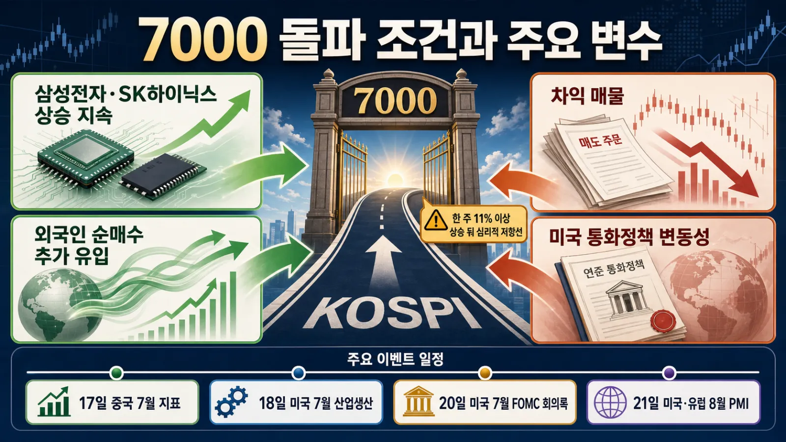 증시 변수와 경제 일정