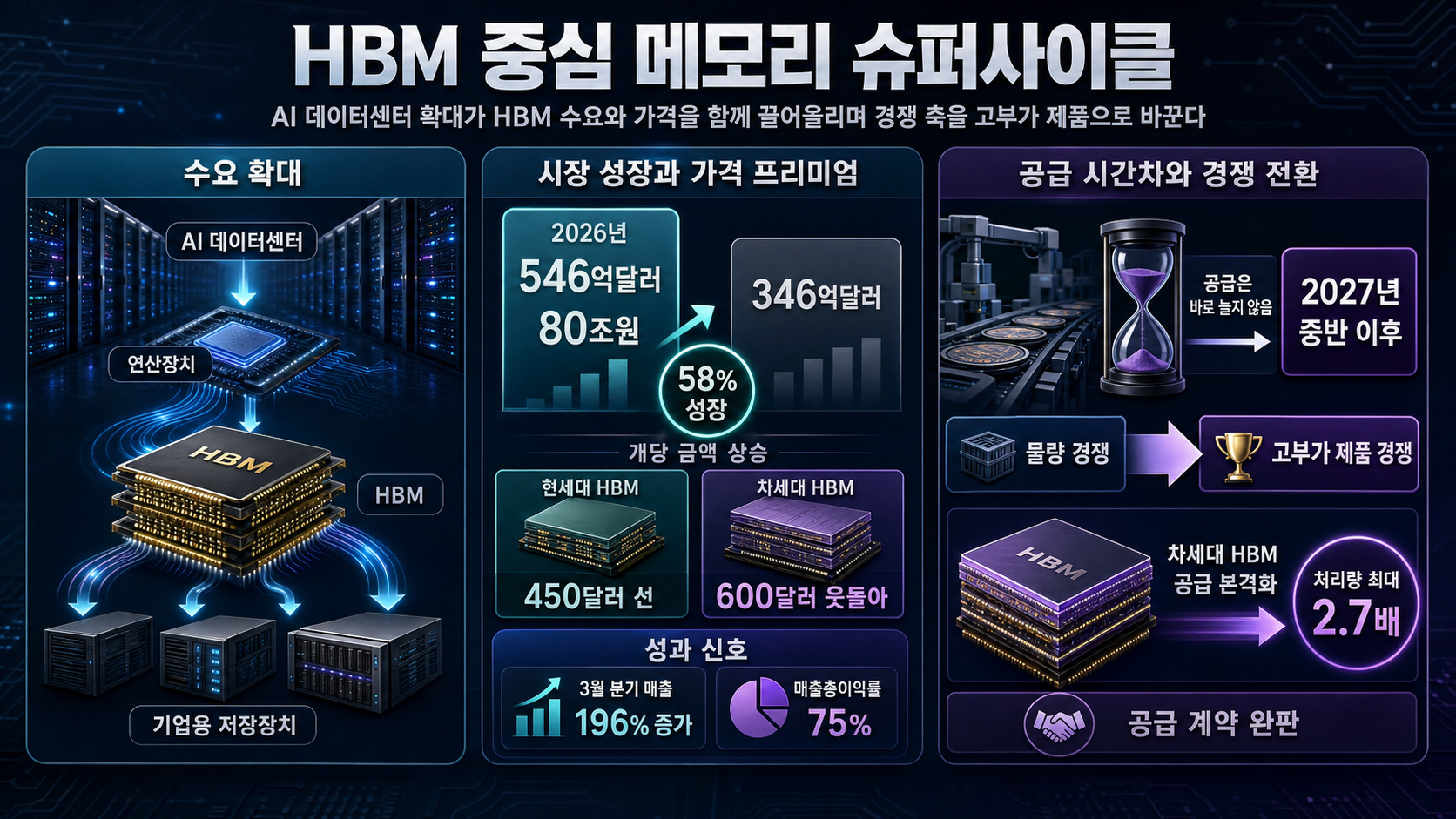 HBM 수요와 가격 상승 흐름