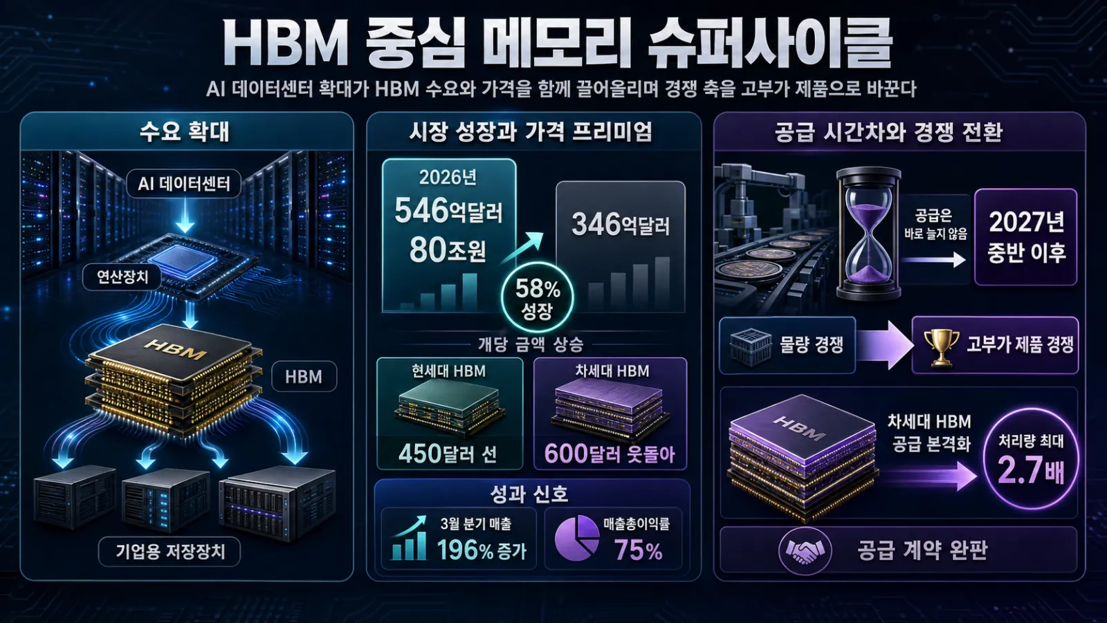 HBM 수요와 가격 상승 흐름