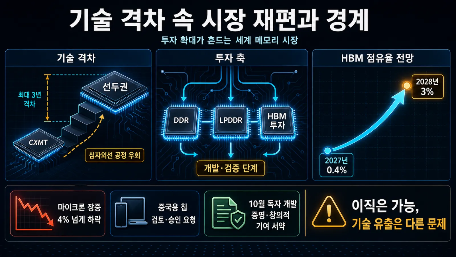 기술 격차와 시장 영향