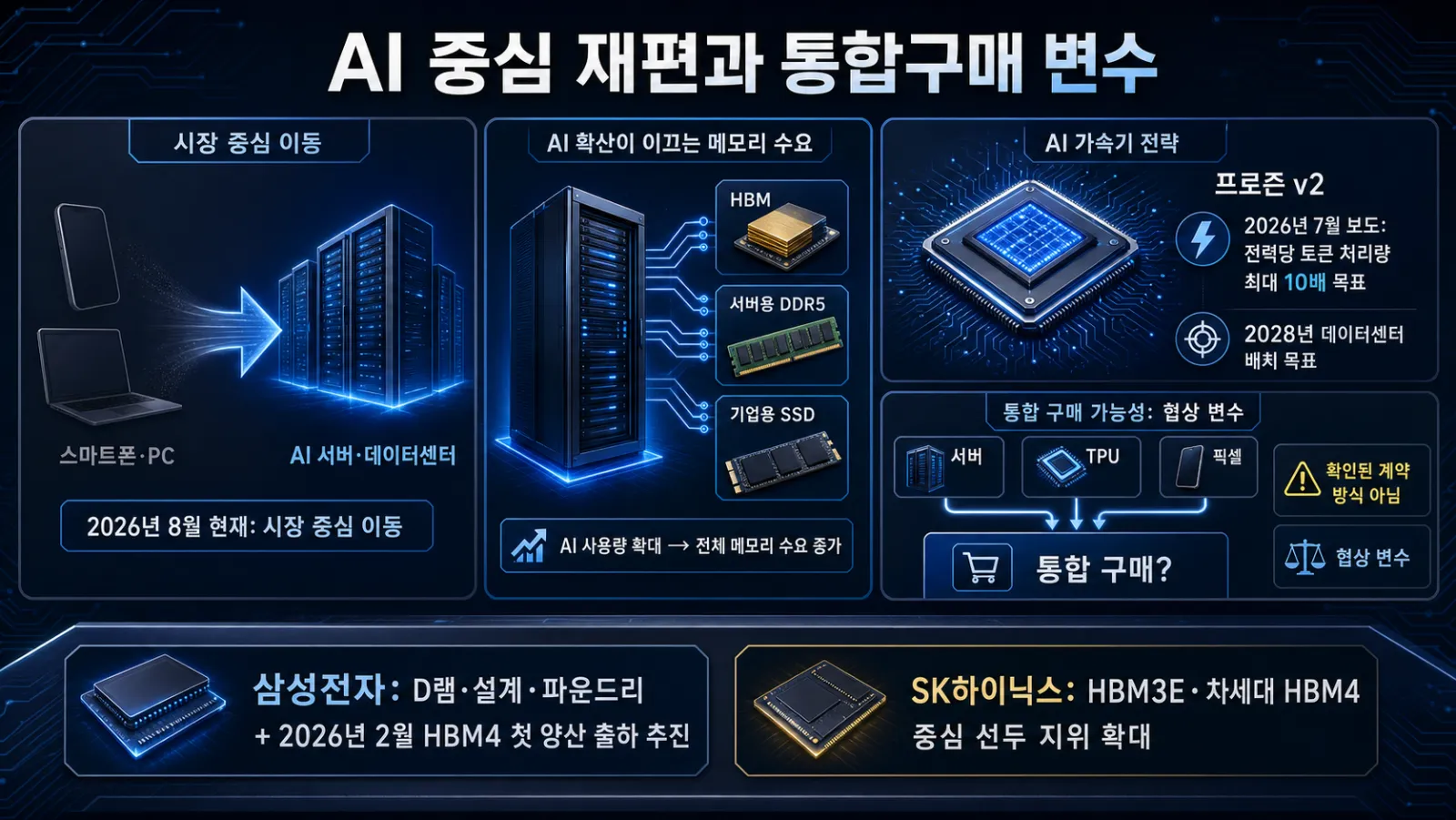 AI 서버와 메모리 수요망