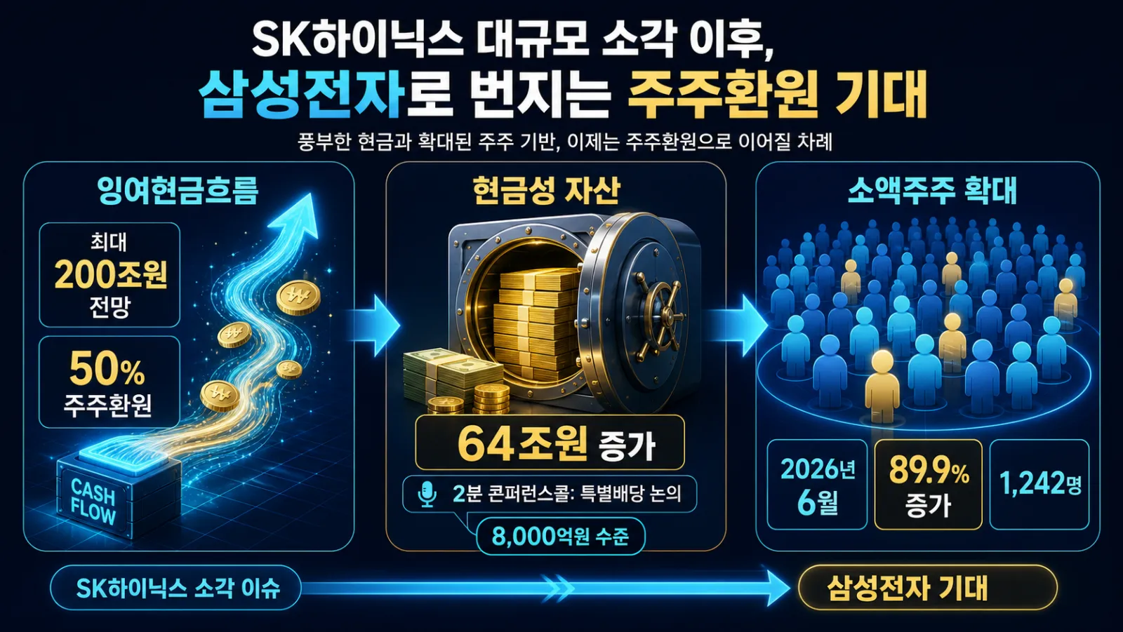 삼성전자 현금과 소액주주