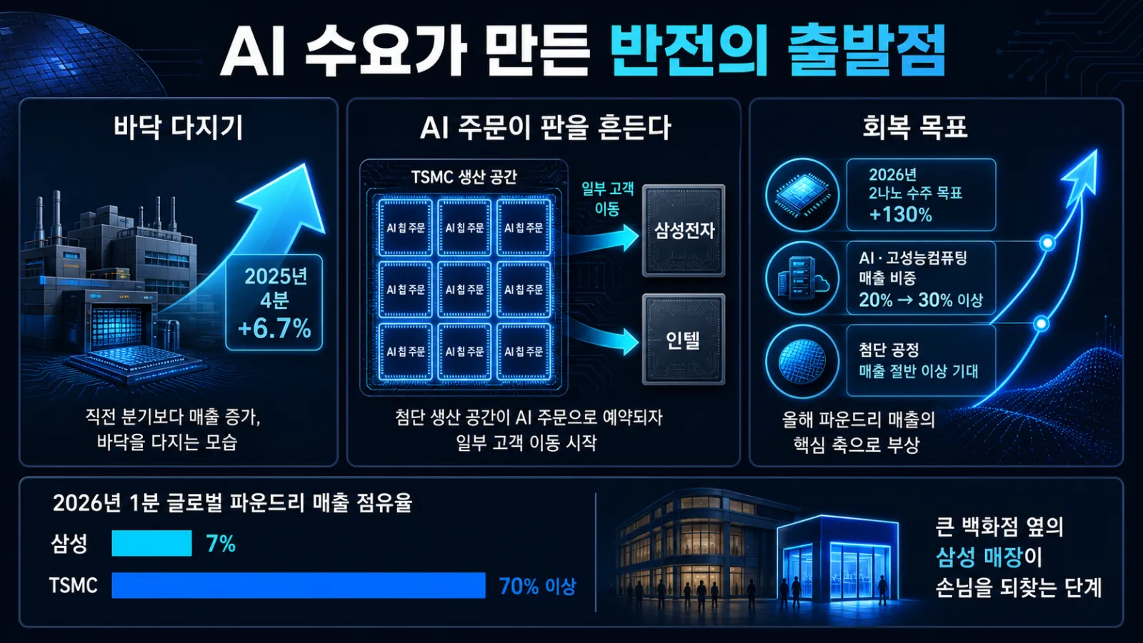 AI 매출 비중 상승 그래프