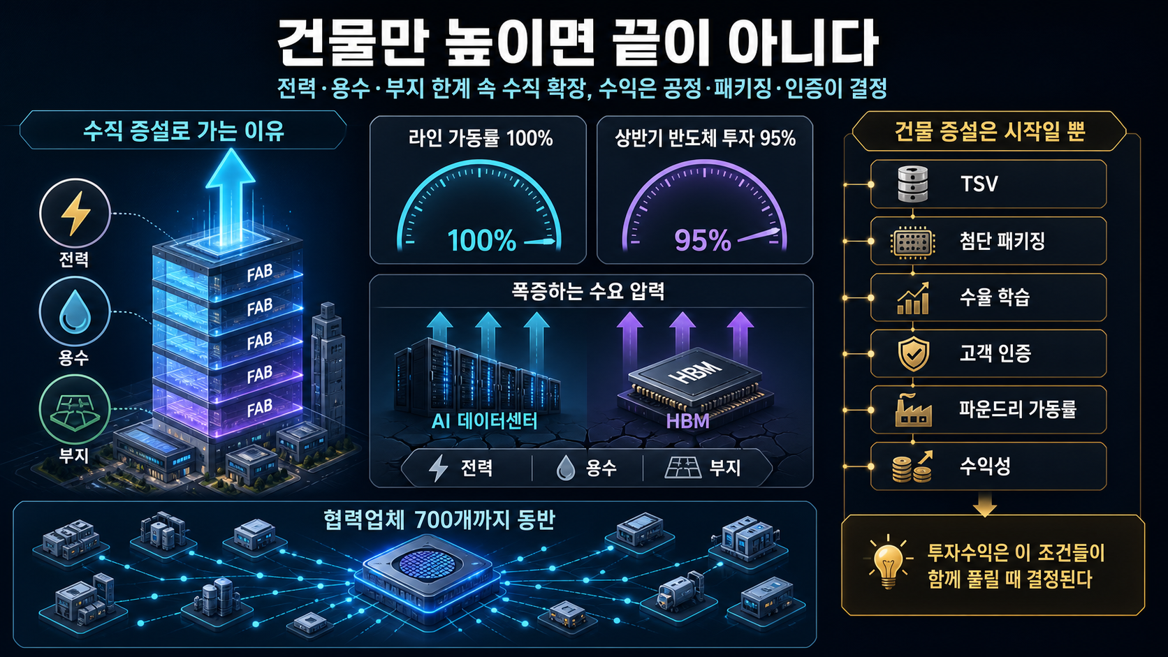 수직 증설과 수익성 조건