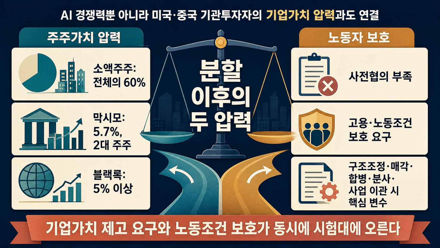 주주 구성과 노동자 보호