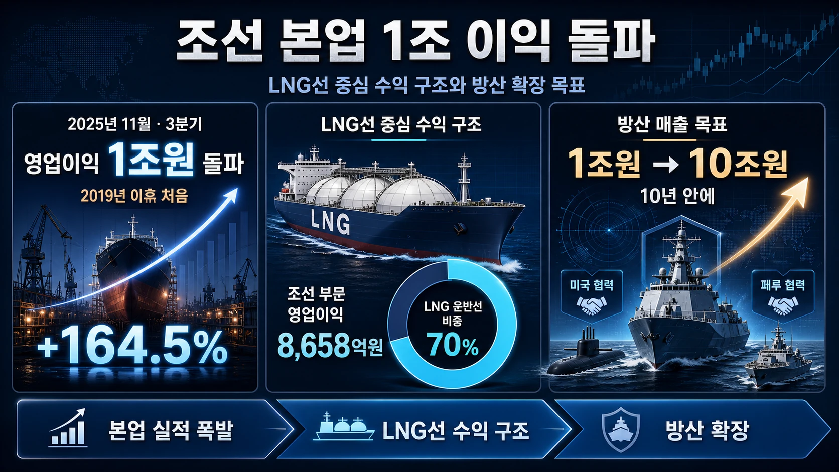 조선실적과 방산확장