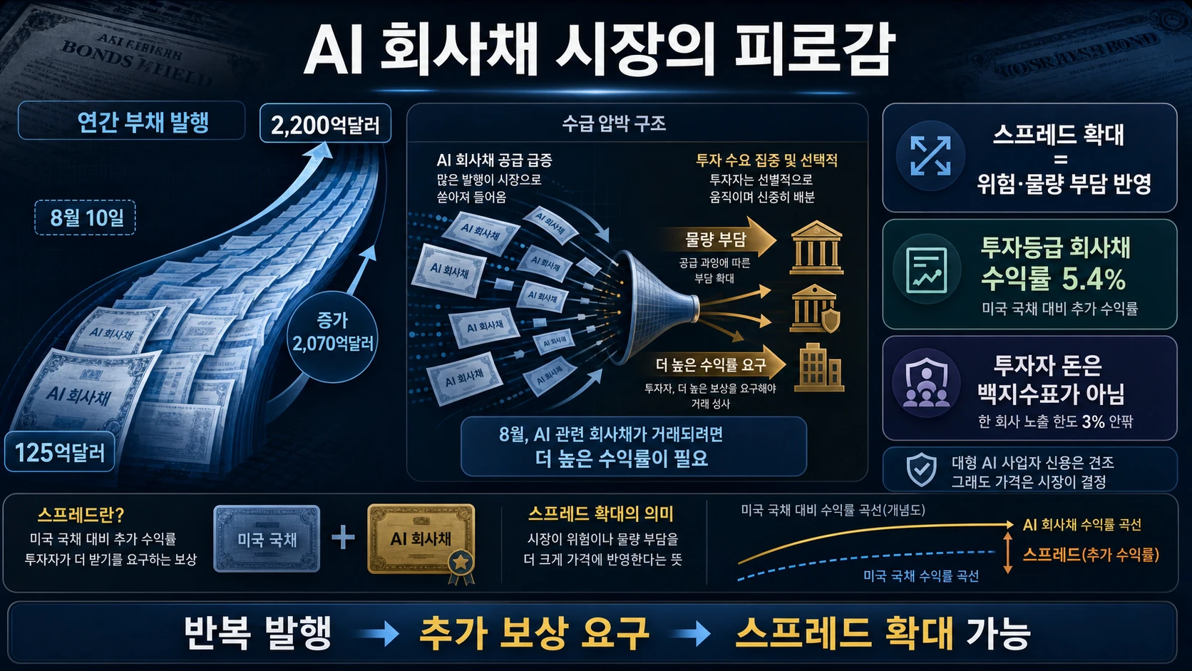 회사채 발행과 금리 부담