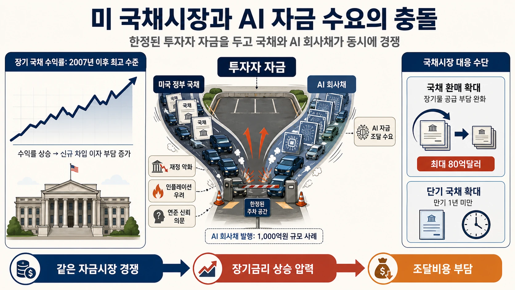 국채와 AI 회사채 경쟁