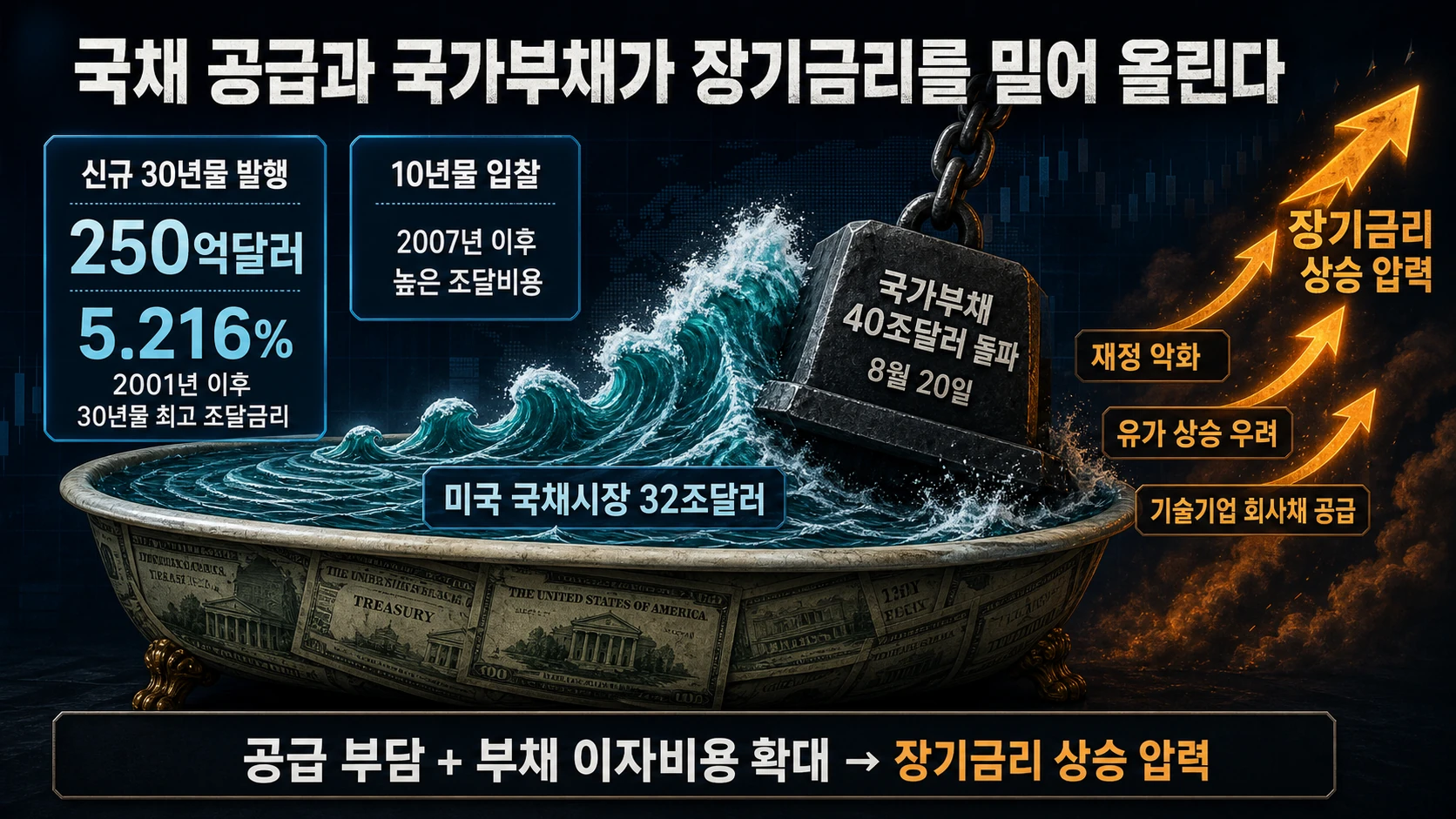 국채 공급과 부채 증가