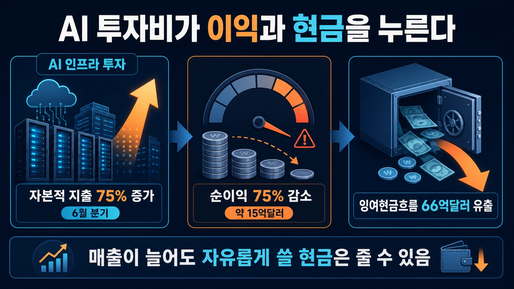 투자비와 현금 유출