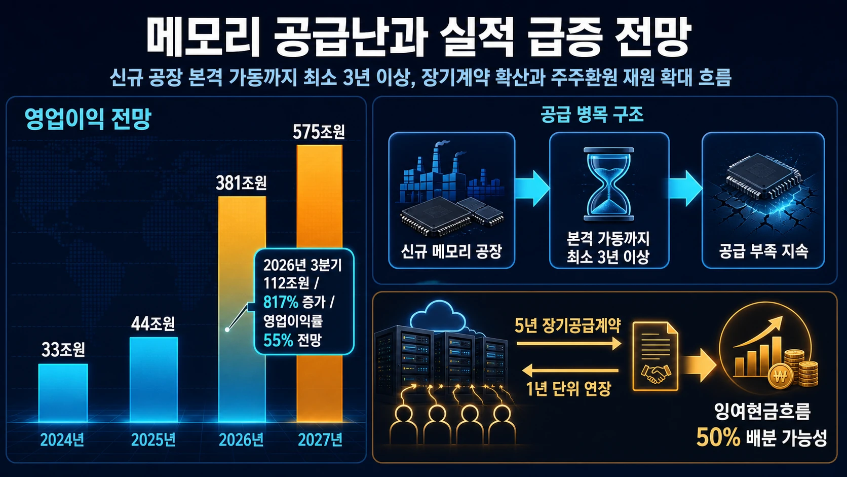 메모리 수급과 이익 전망