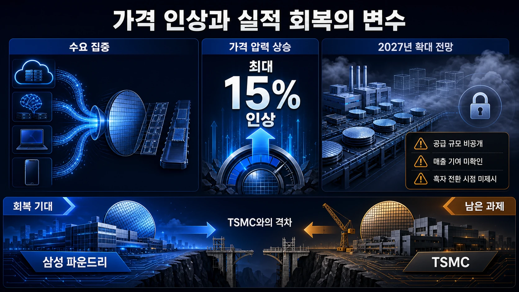 증산 전망과 미확인 변수