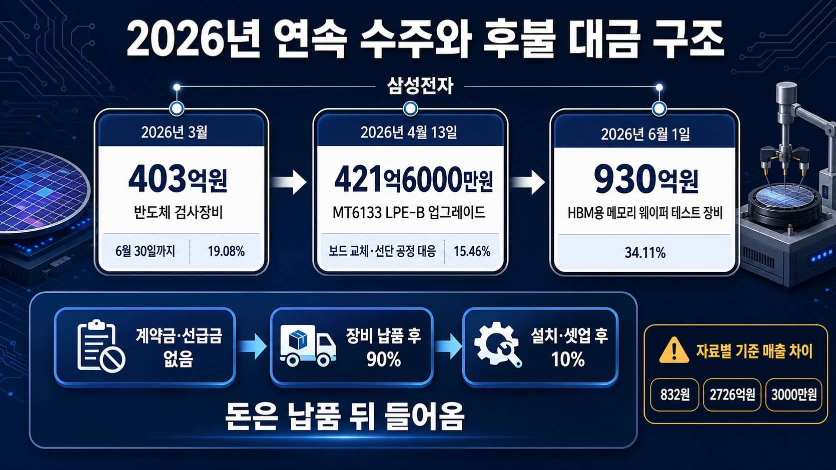 삼성전자 계약과 대금 구조