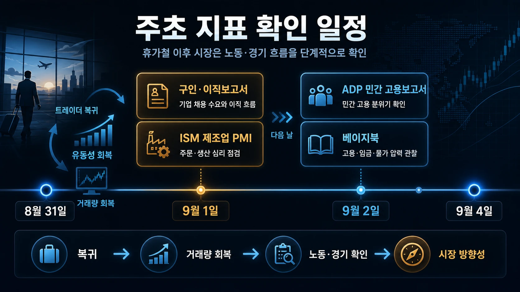 주초 경제지표 발표 일정