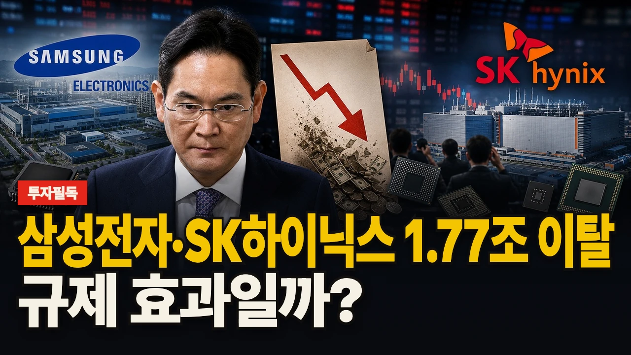 대표 이미지 - 삼성전자·SK하이닉스 1.77조 이탈, 규제 효과일까?