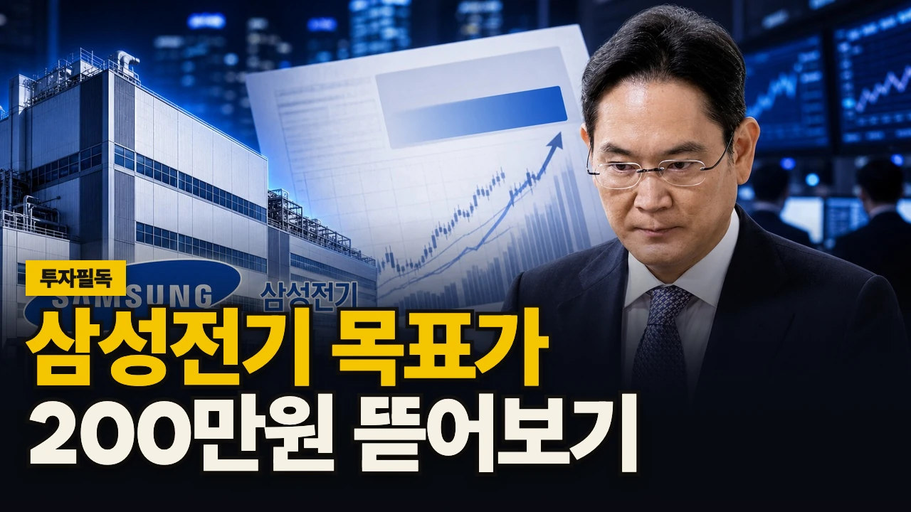 대표 이미지 - 삼성전기 목표가 200만원 뜯어보기