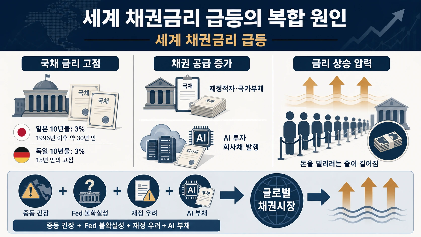 세계 금리와 채권 공급 압력