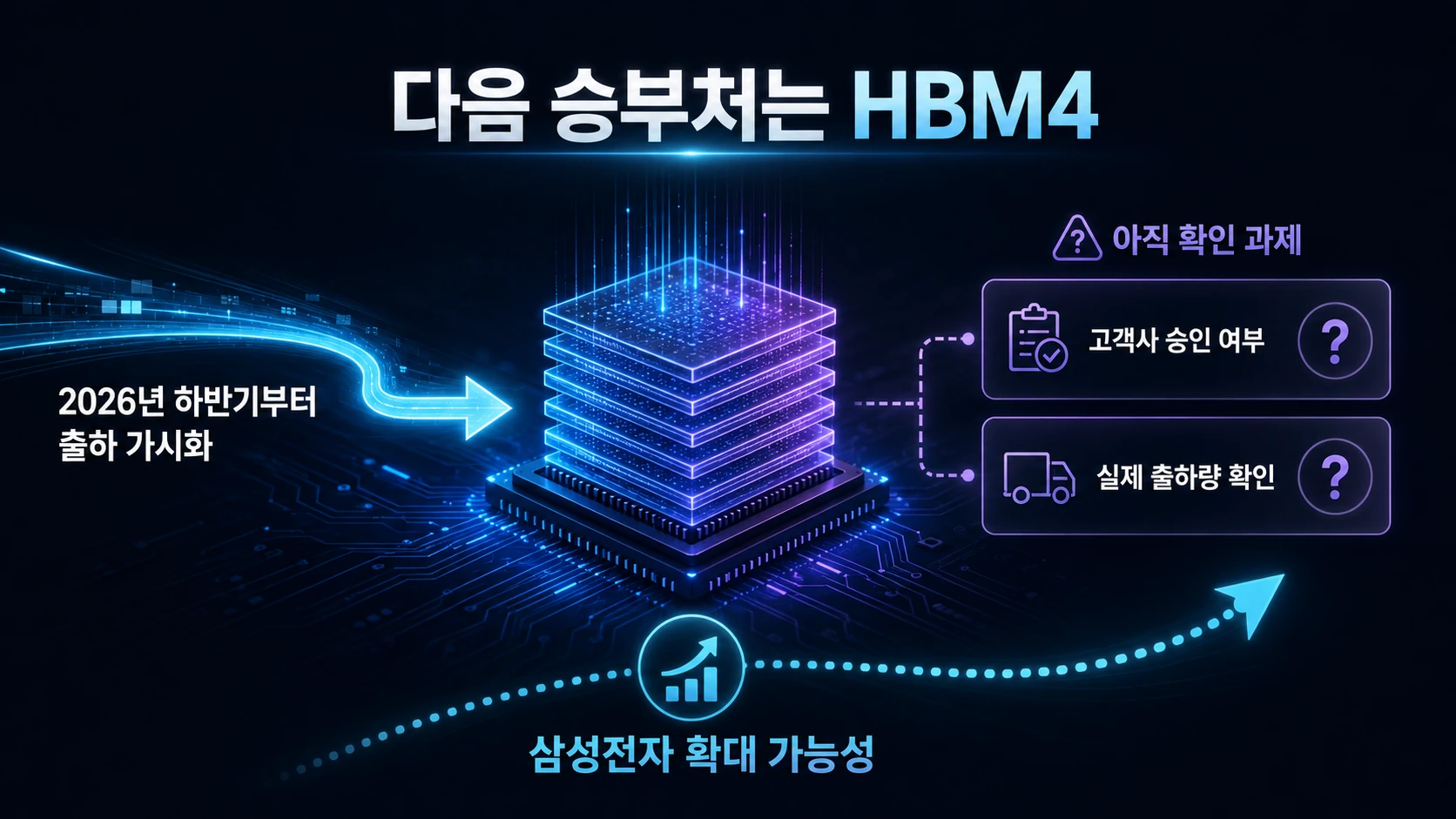HBM4 출하와 승인 과제