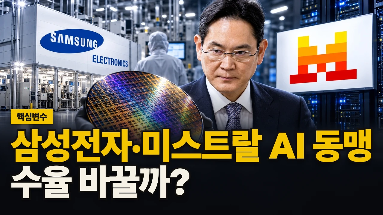 대표 이미지 - 삼성전자·미스트랄 AI 동맹, 수율 바꿀까?