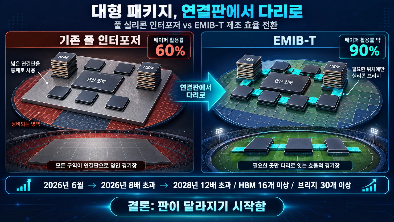 인터포저와 브리지 비교