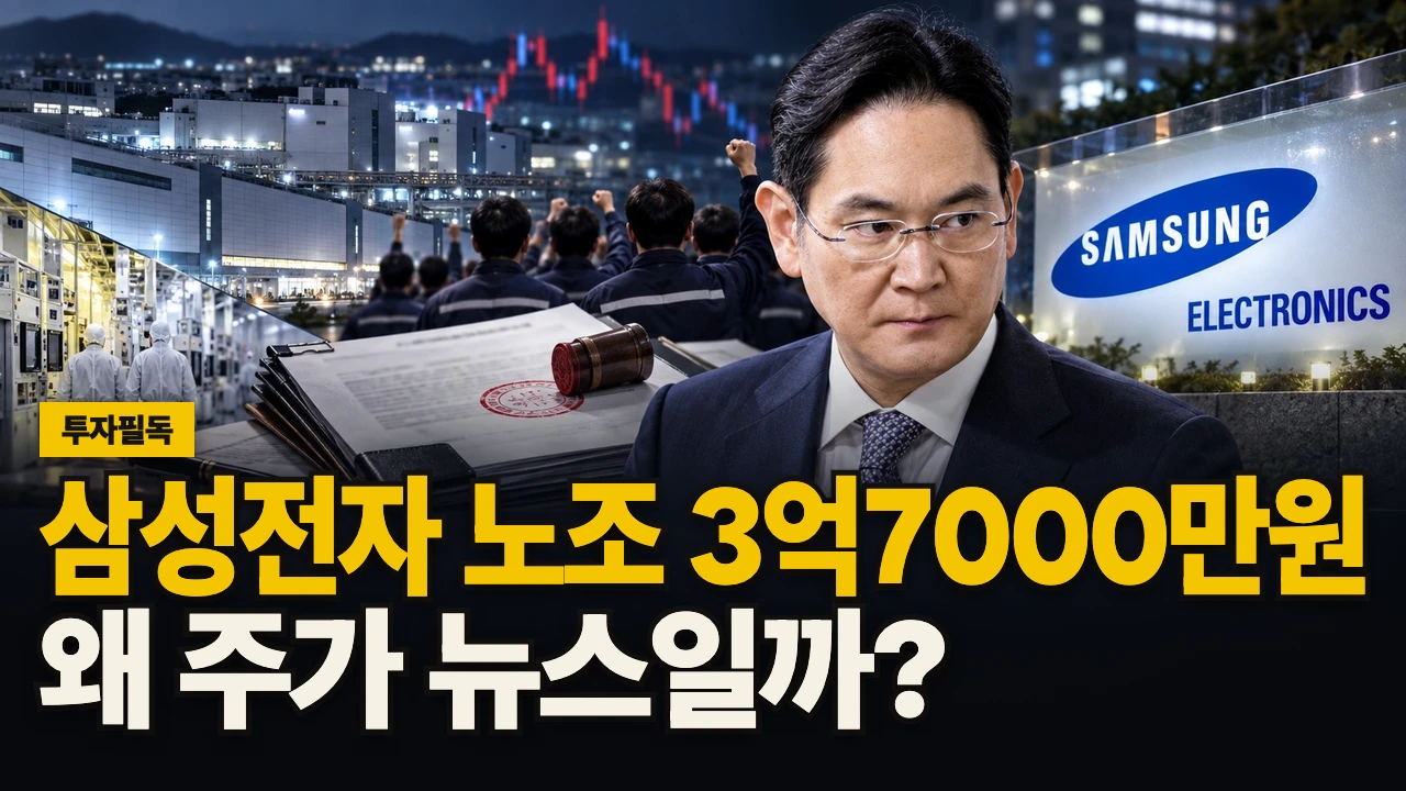 대표 이미지 - 삼성전자 노조 3억7000만원, 왜 주가 뉴스일까?