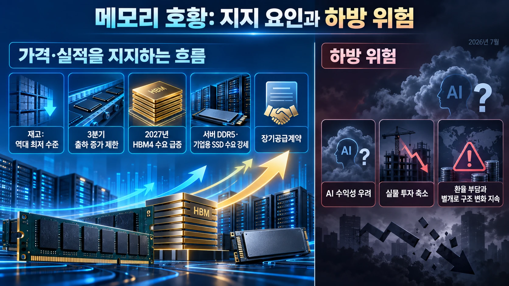 메모리 호황과 위험 요인