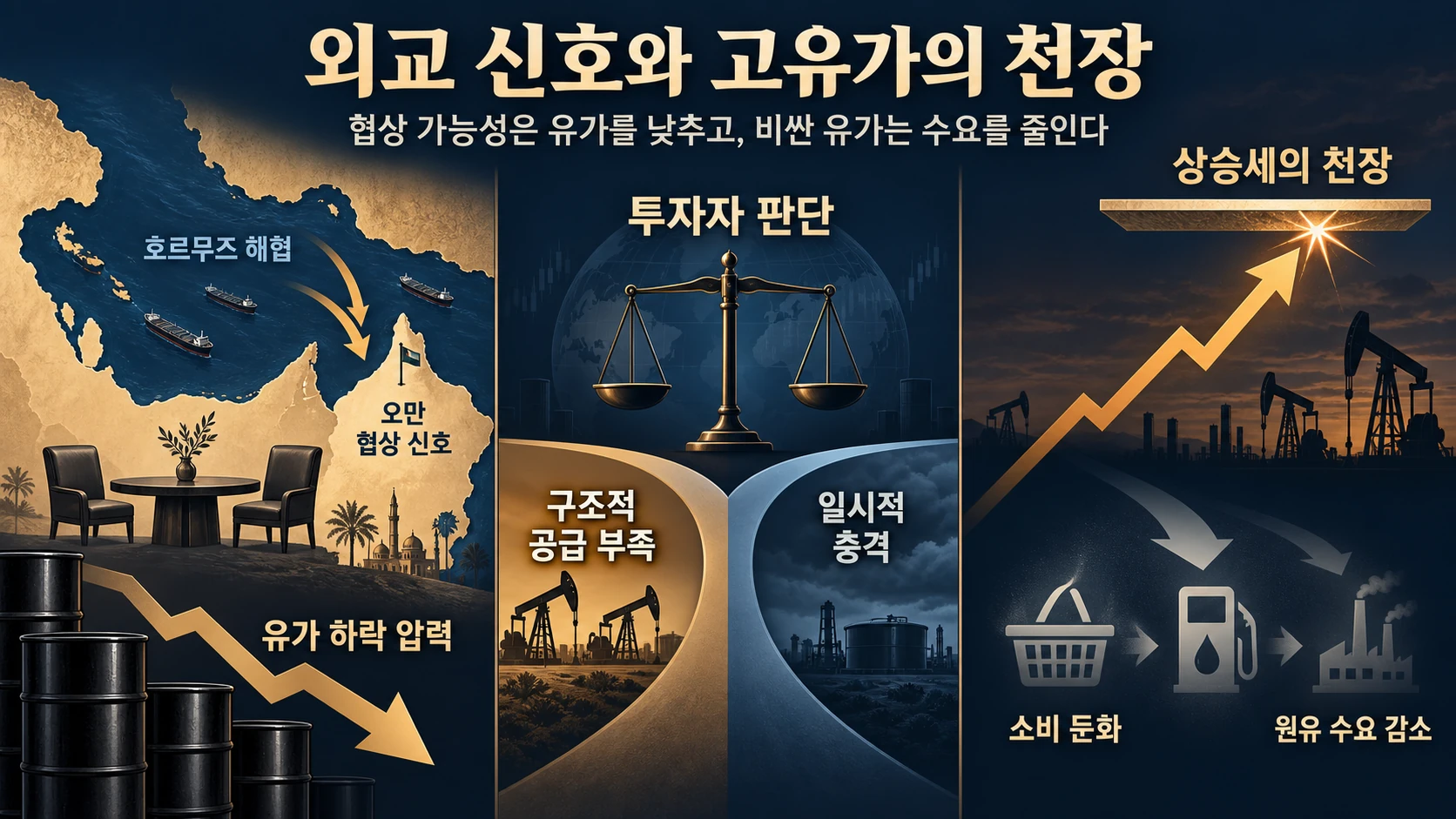 외교 신호와 수요 감소