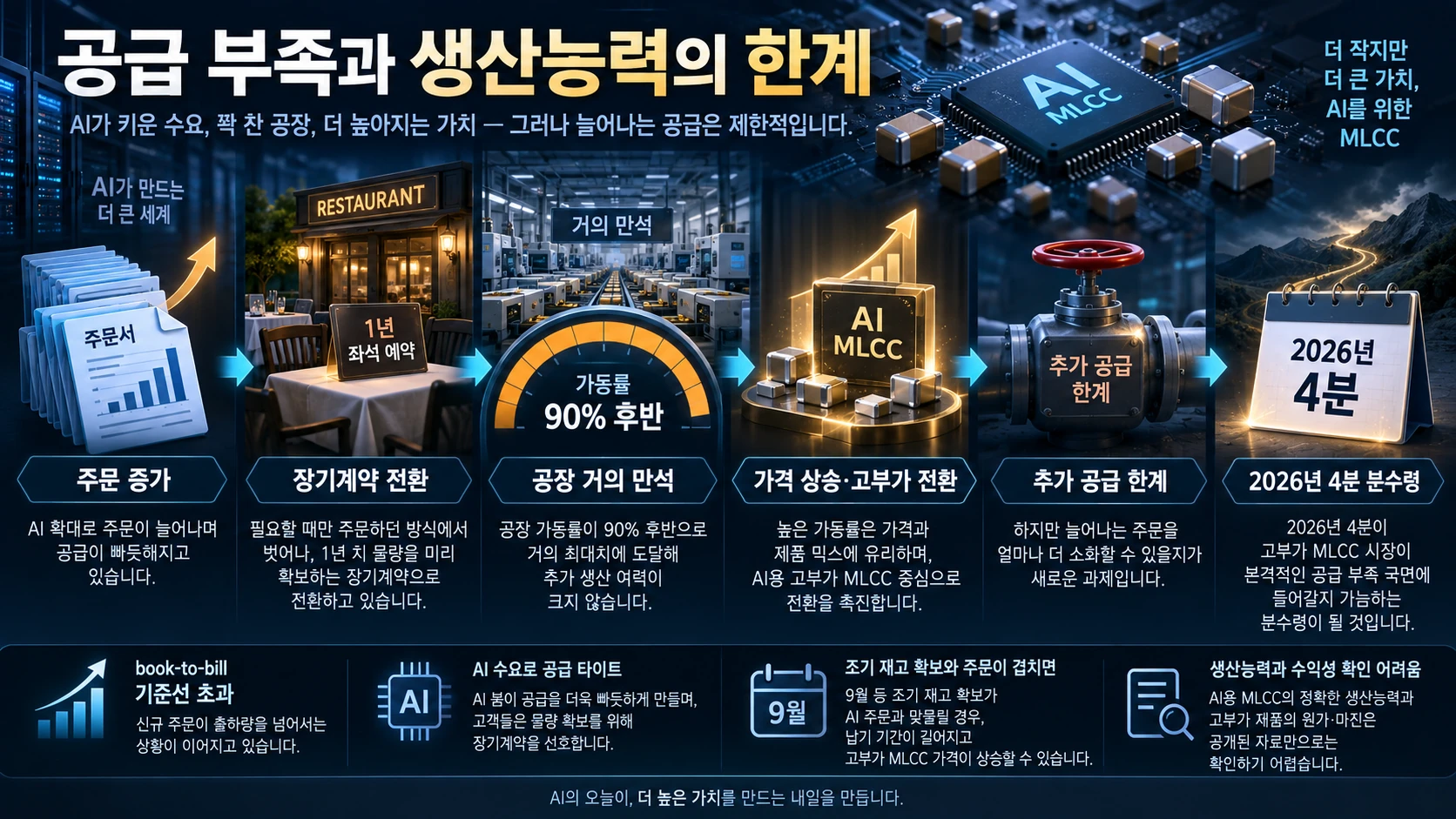 가동률과 공급 부족 흐름