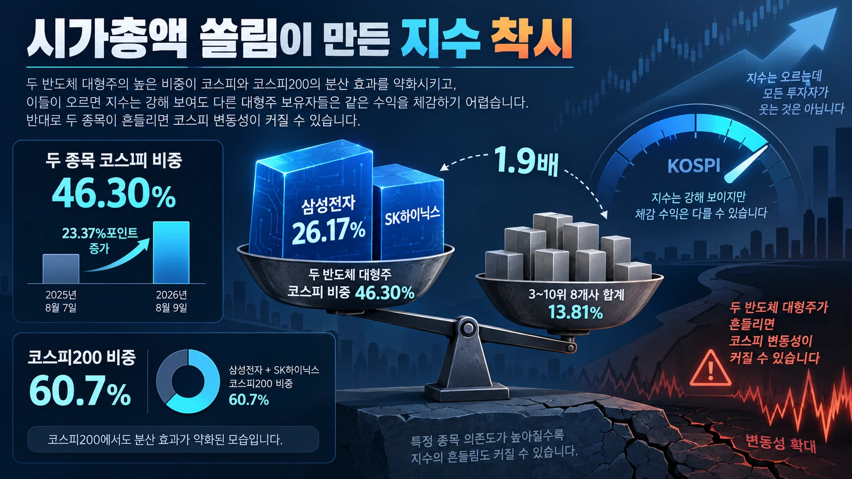 대형 반도체주 쏠림 현상