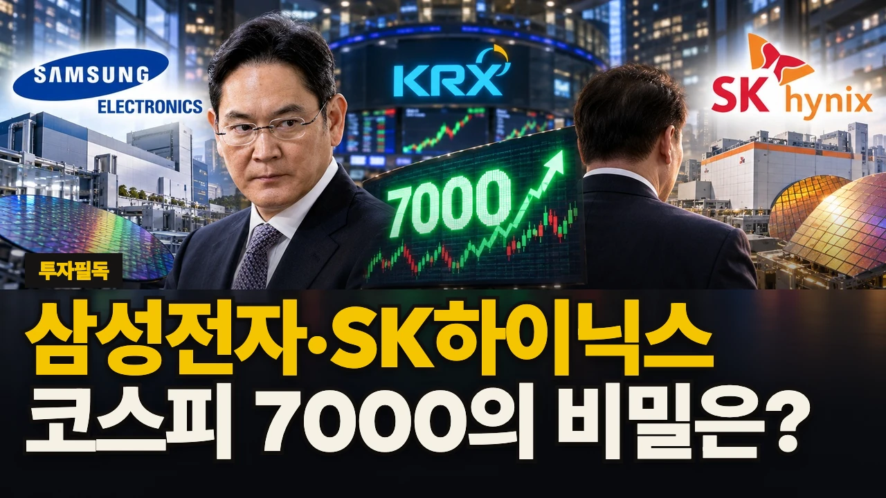대표 이미지 - 삼성전자·SK하이닉스, 코스피 7000의 비밀은?