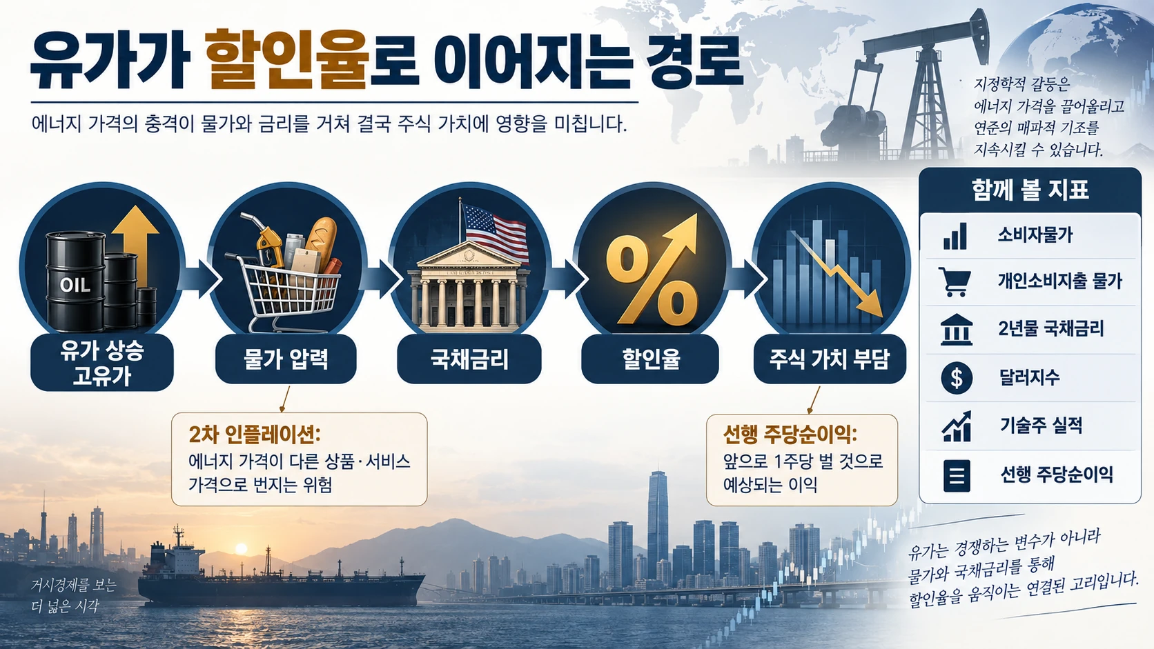 유가와 할인율 점검표