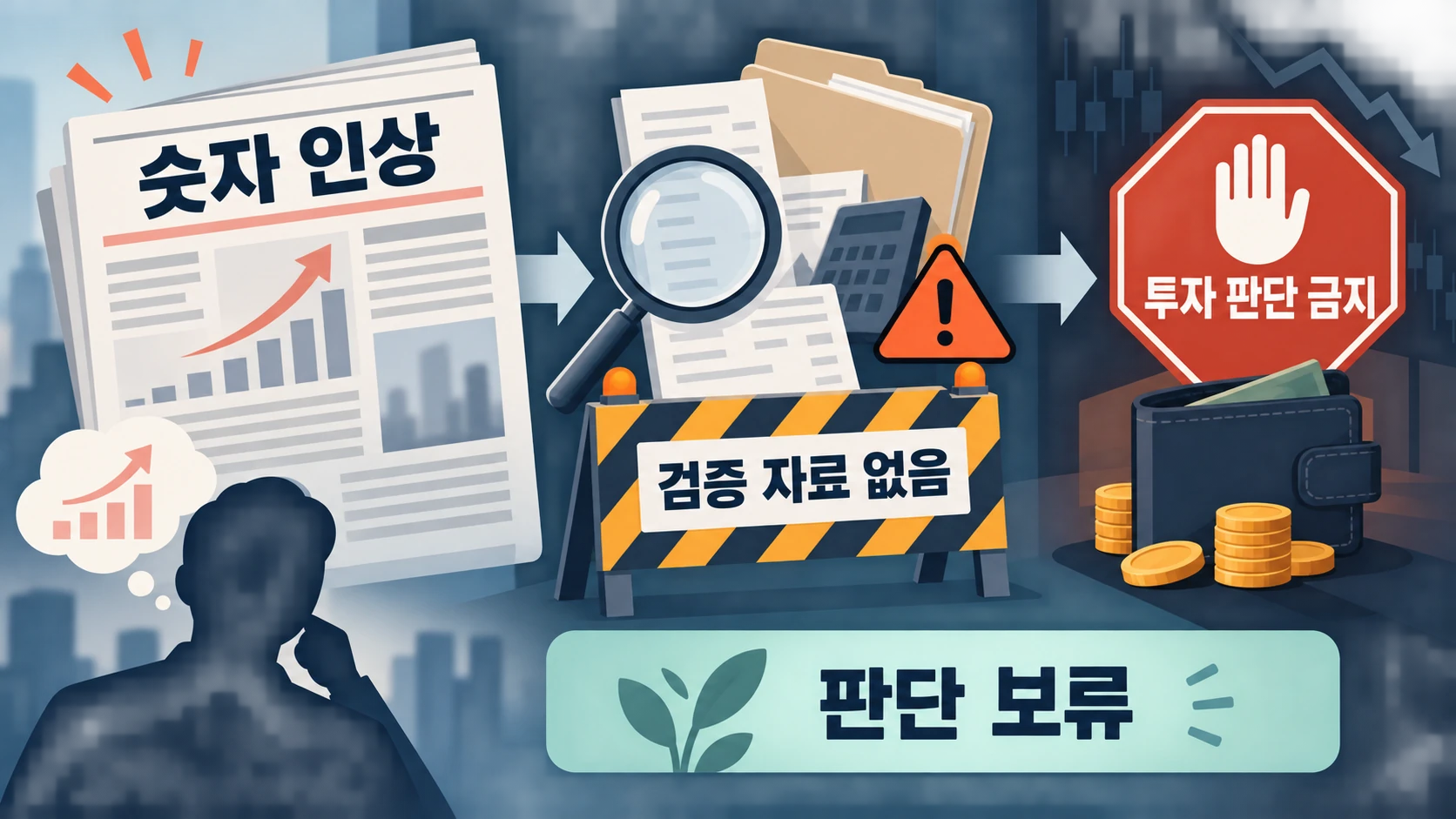 숫자 제목과 판단 위험