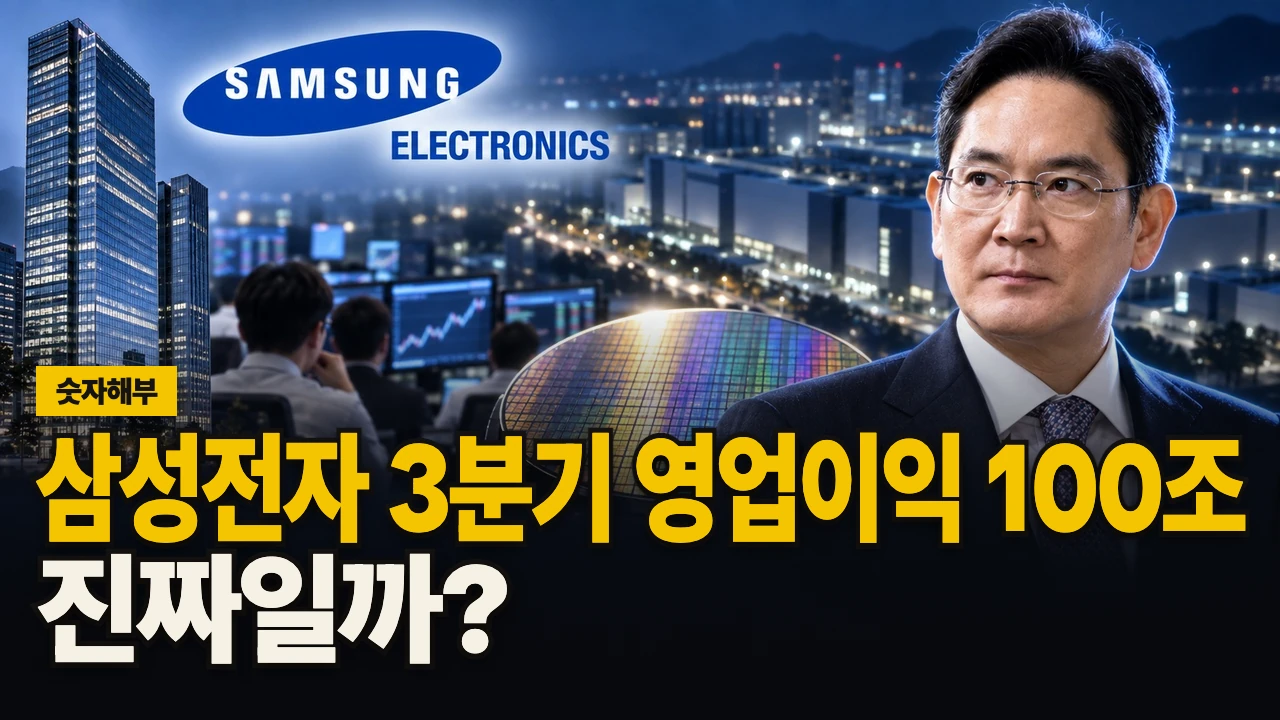 대표 이미지 - 삼성전자 3분기 영업이익 100조, 진짜일까?
