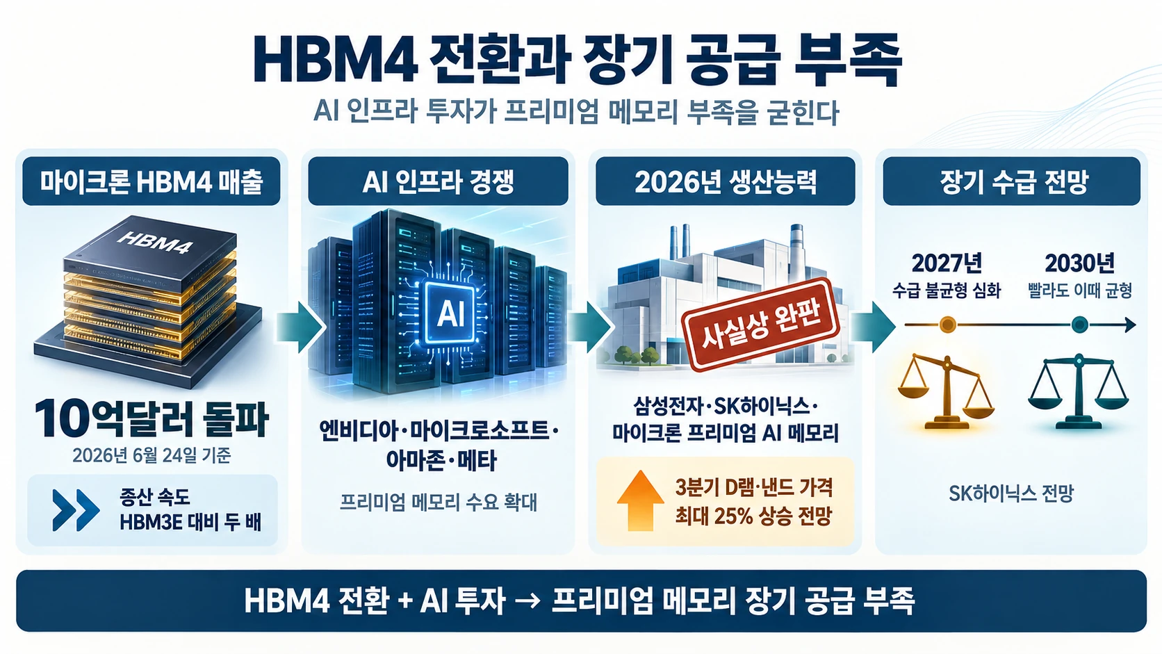 HBM4와 공급 부족 전망
